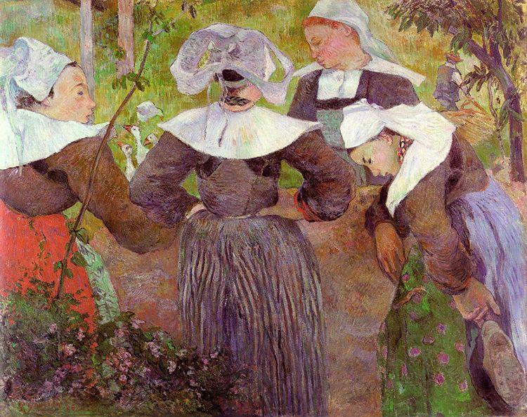 Paul Gauguin Four Breton Women